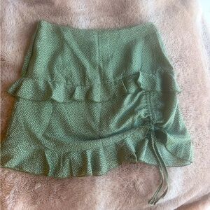 Ruffle mini skirt